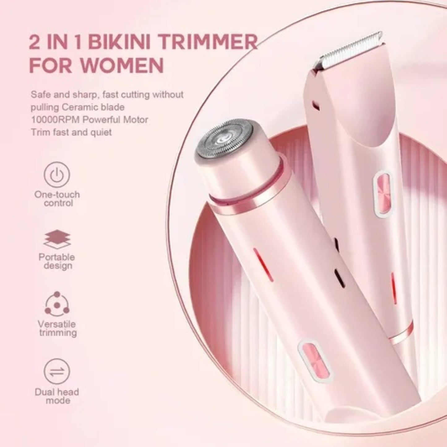 SmoothSkin 2 en 1™ (J Rasuradora Femenina practica)