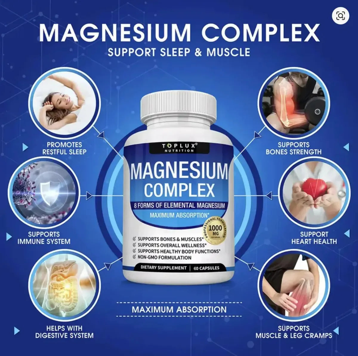 Magnesio Complex 8 Elemental 1000 Mg™