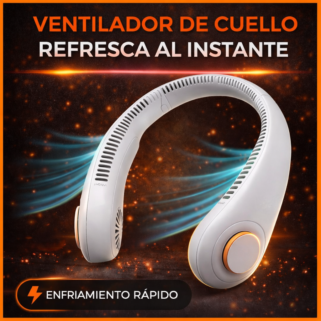 Cuello Fresh Pro™ (ventilador de cuello portátil)