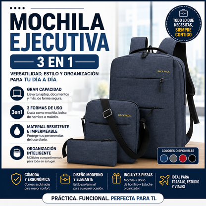 Mochila Ejecutiva 3 en 1™
