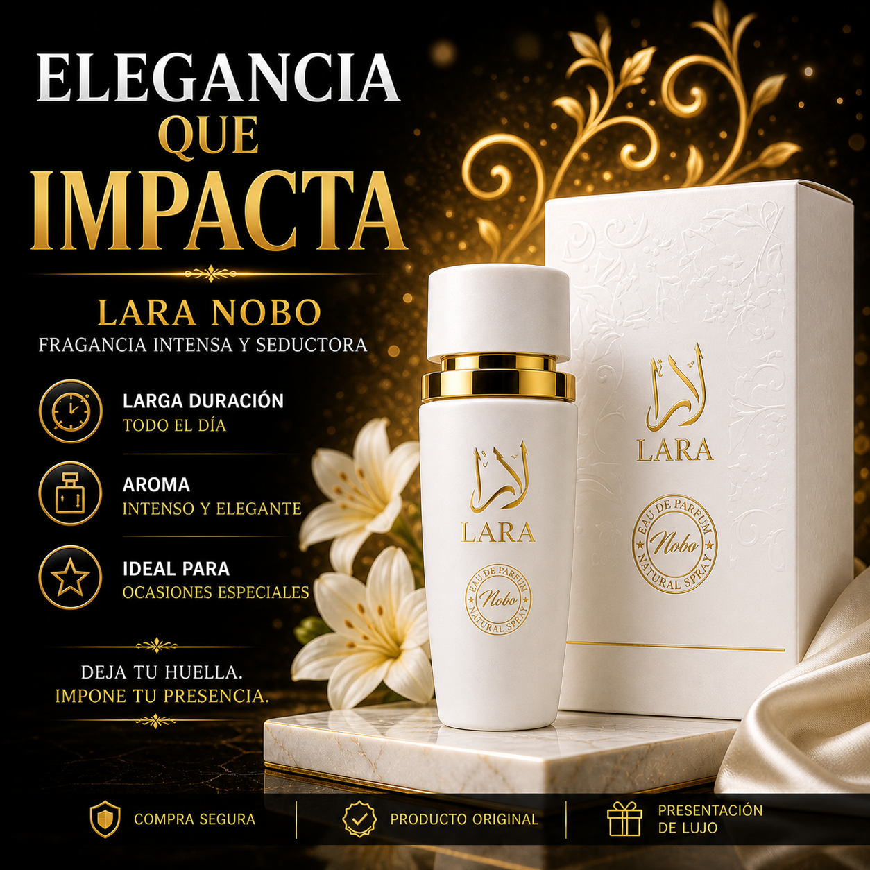 Lara Prestige™ (Perfumes Árabes Lara Diferentes Aromas)