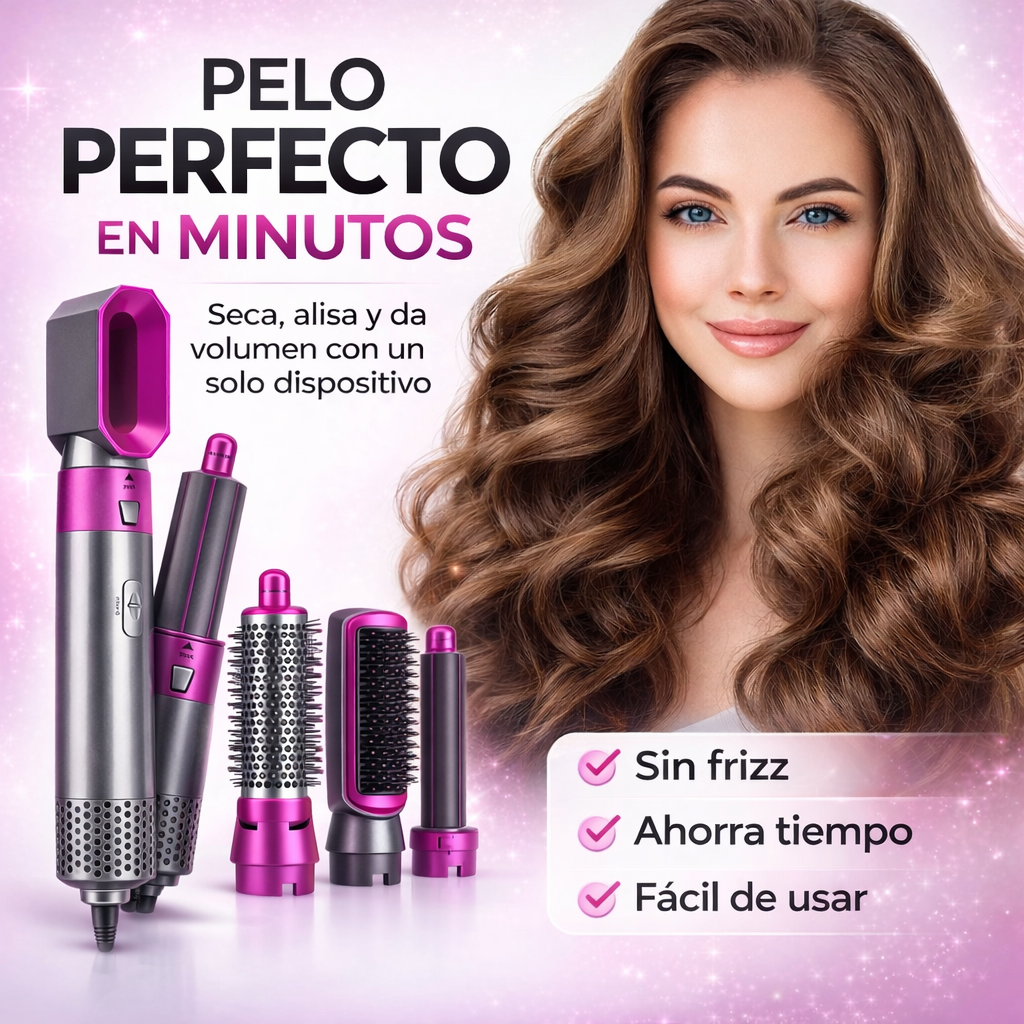 MagicStyle 5 en 1™ (cepillo alisador,secador y mas )