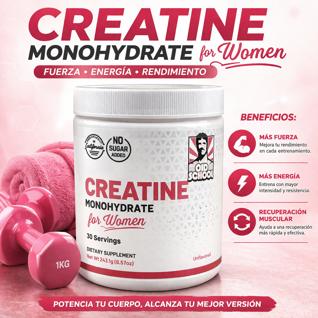 Creaprime™ (Old School Labs Creatina Monohidratada)