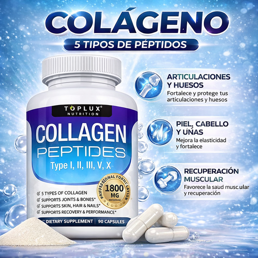 Colágeno 5X Vital pro™ (Colageno peptiles I, II, III, IV y V)