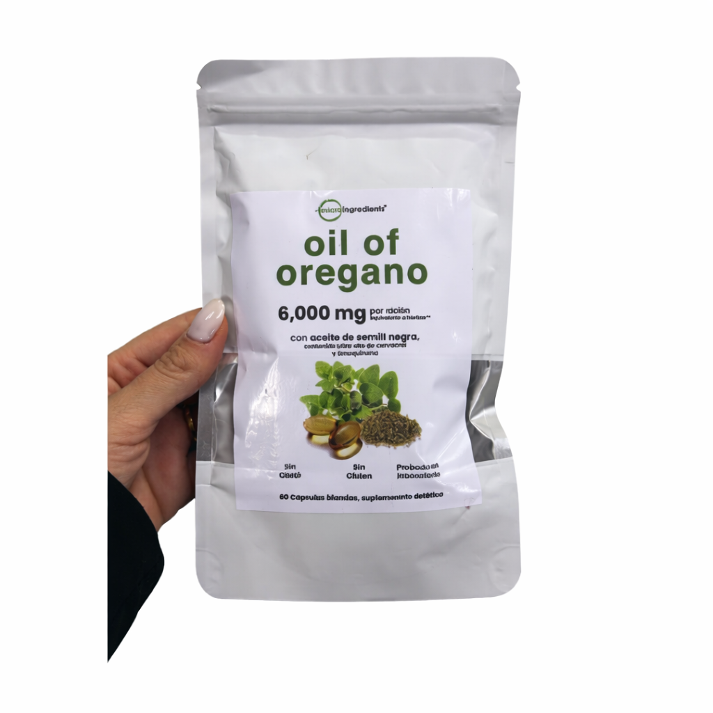 Aceite De Oregano 6000 Mg 60 Capsulas